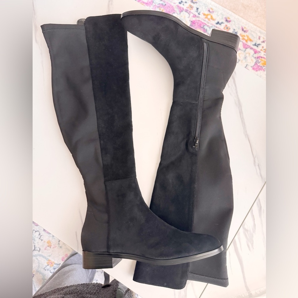 J.Crew Factory Black Knee High Boots